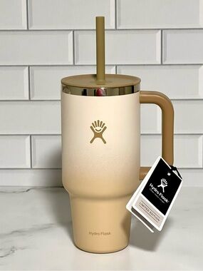 Hydro Flask Honey Ombré Insulated Tumbler with Handle & Straw